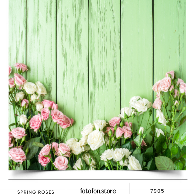 Вініловий фотофон Spring roses