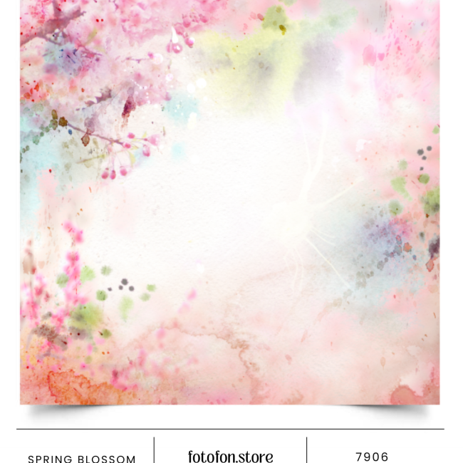 Вініловий фотофон Spring blossom