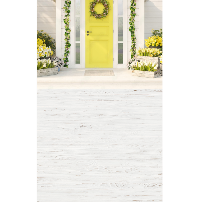 Фотофон Стіна Підлога для фото та відеозйомок "Spring flowers home"