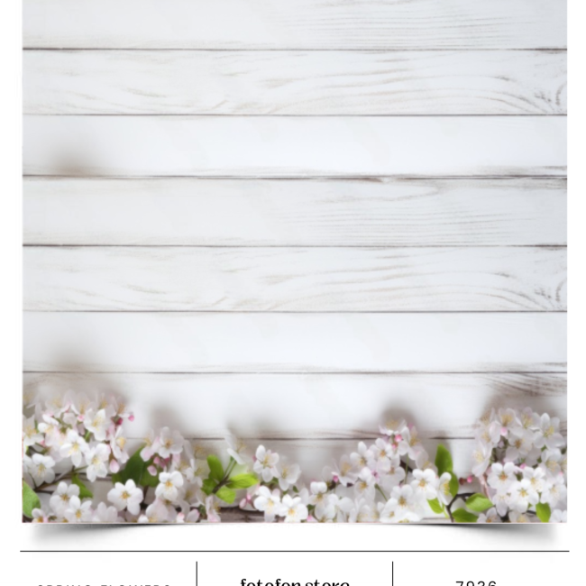 Вініловий фотофон Spring flowers