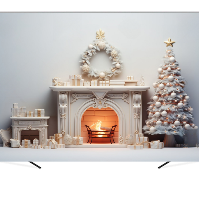 Фотофон вініловий для фото та відеозйомок Christmas and new year decorated interior room