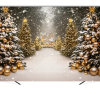 Вінілова фотозона "Snowy Christmas Trees"