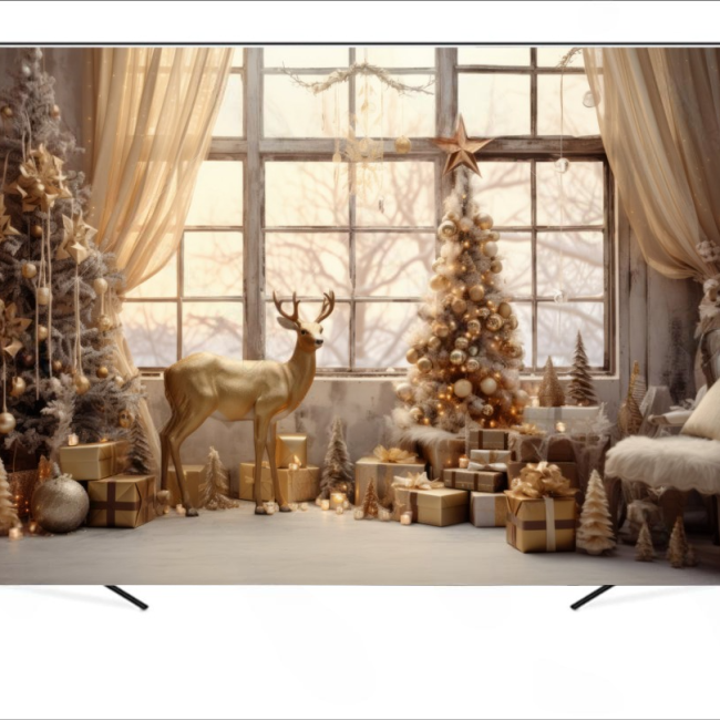 Вініловий фотофон "Vintage christmas room"