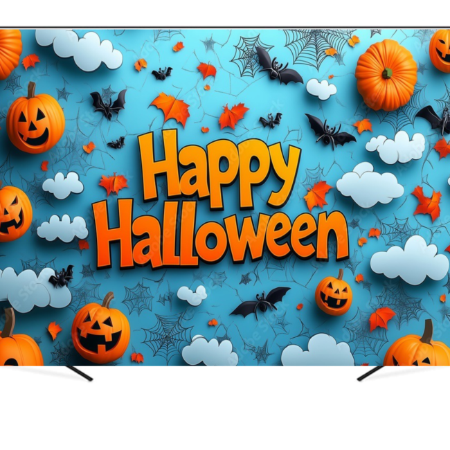 Фотофон вініловий для фото та відеозйомок Happy Halloween