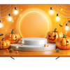 Вініловий фотофон «Cheerful Halloween with lights »