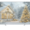 Вініловий фотофон "Затишний Різдвяний будиночок"