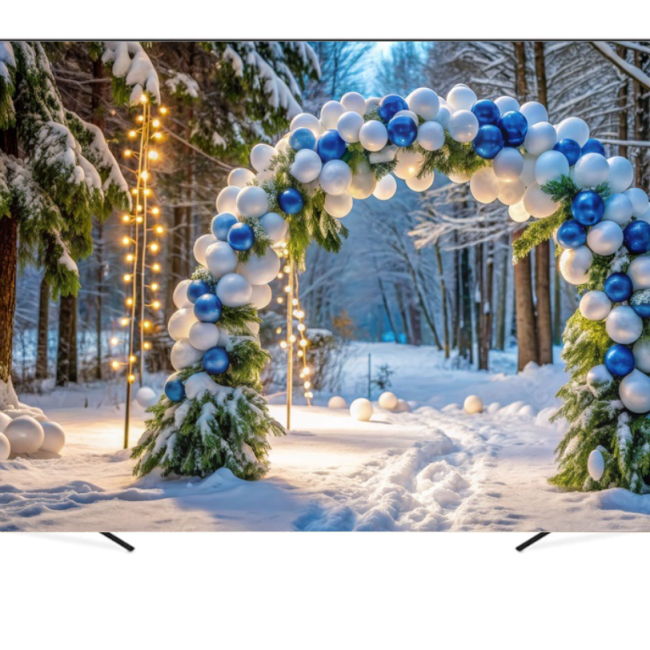 Вініловий фотофон ''Winter Wonderland Balloon Arch''