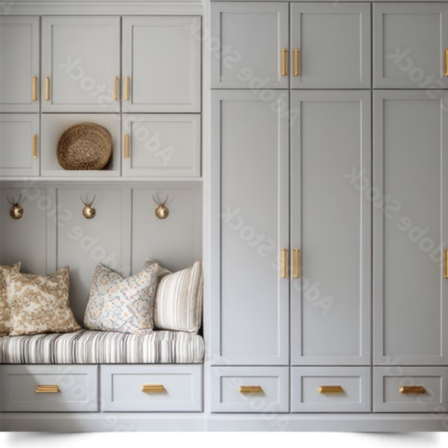 Вініловий фотофон Light Gray Cabinetry
