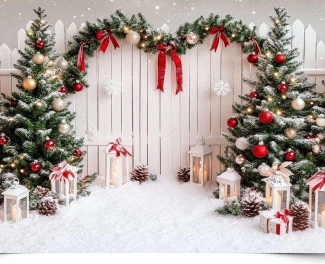 Вініловий фотофон Christmas holiday atmosphere