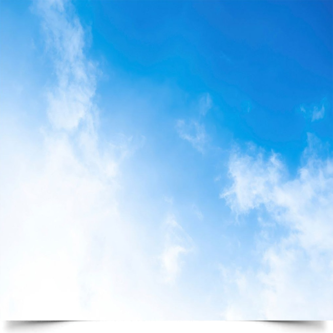 Вініловий фон для фотозйомки «Sky» (блакитне небо з хмаринками)