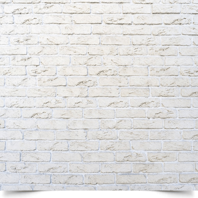 Вініловий фон для фотозйомки «Wall Mural on Brick» (світла фактурна цегла)