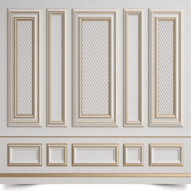 Вініловий фон для фотозйомки Golden classic molding