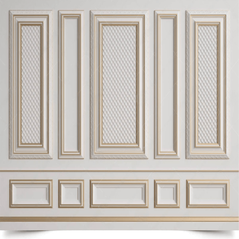Вініловий фон для фотозйомки Golden classic molding 1 Вініловий фон для фотозйомки Golden classic molding