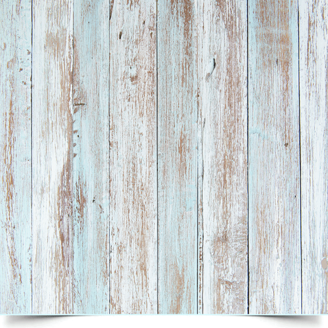 Вініловий фотофон Vintage Blue Wood (Зістарене сіро-блакитне дерево)