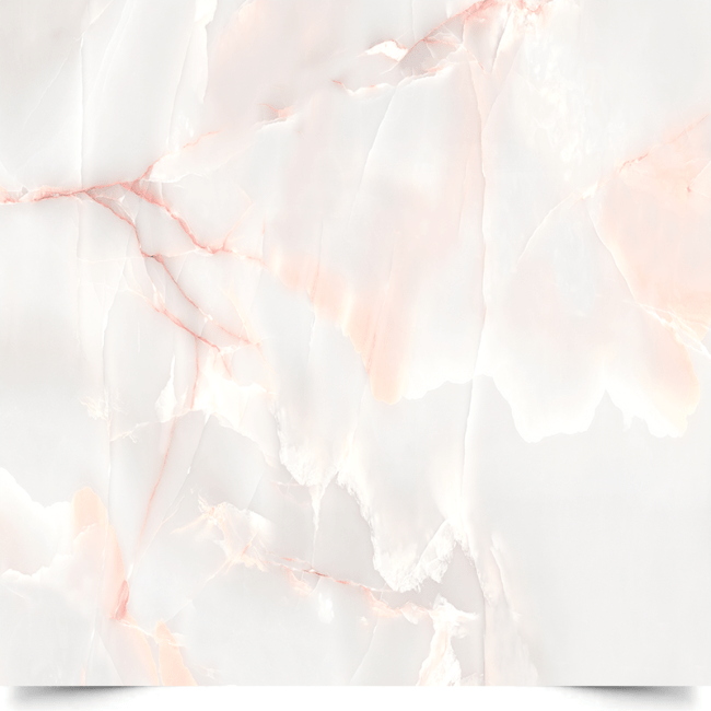 Вініловий фотофон Marble (Ніжний білий мармур із рожевими та персиковими прожилками)