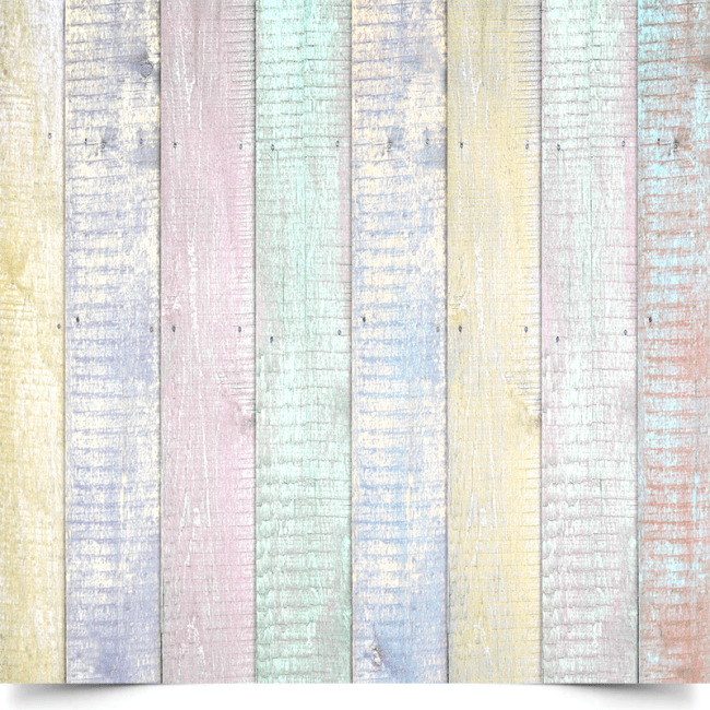 Вініловий фотофон Pastel Rainbow Wood (Кольорове дерево)