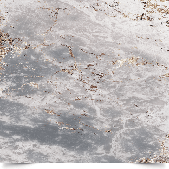 Вініловий фон для фотозйомки «Мармур» (біло-сірий з золотими прожилками)