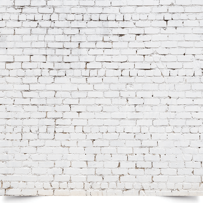 Вініловий фон для фотозйомки «Цегла» (класична біла цегляна кладка) 1 Вініловий фон для фотозйомки «Цегла» (класична біла цегляна кладка)