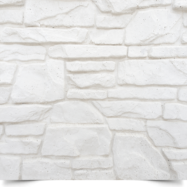 Вініловий фон для фотозйомки «Біла кам’яна стіна» (фактурна кладка)
