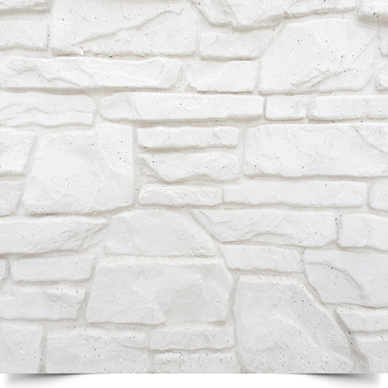 Вініловий фон для фотозйомки «Біла кам’яна стіна» (фактурна кладка) 1 Вініловий фон для фотозйомки «Біла кам’яна стіна» (фактурна кладка)